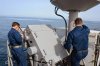 Crewmen aboard the FIREBOLT (PC 10) prepare a Griffin launcher for firing on March 19. (US Navy).jpg