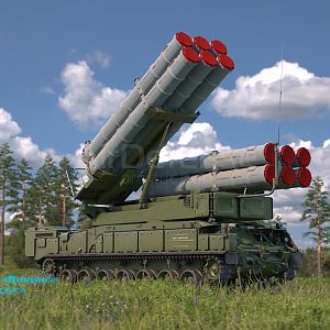ЗРК "БУК-М3", пусковая становка (ПУ)