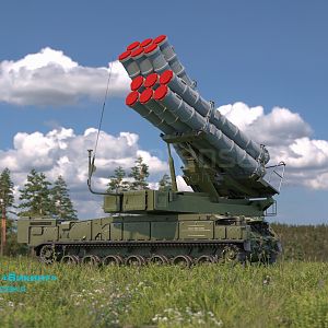 ЗРК "БУК-М3", пусковая становка (ПУ)